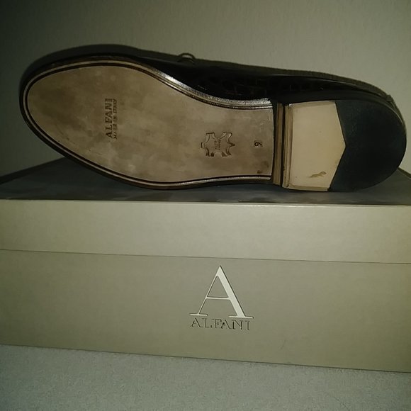 Vintage Alfani Style 3063, Brown, Size 9M, Crocodile/Calf Skin, NEVER WORN! main image 5